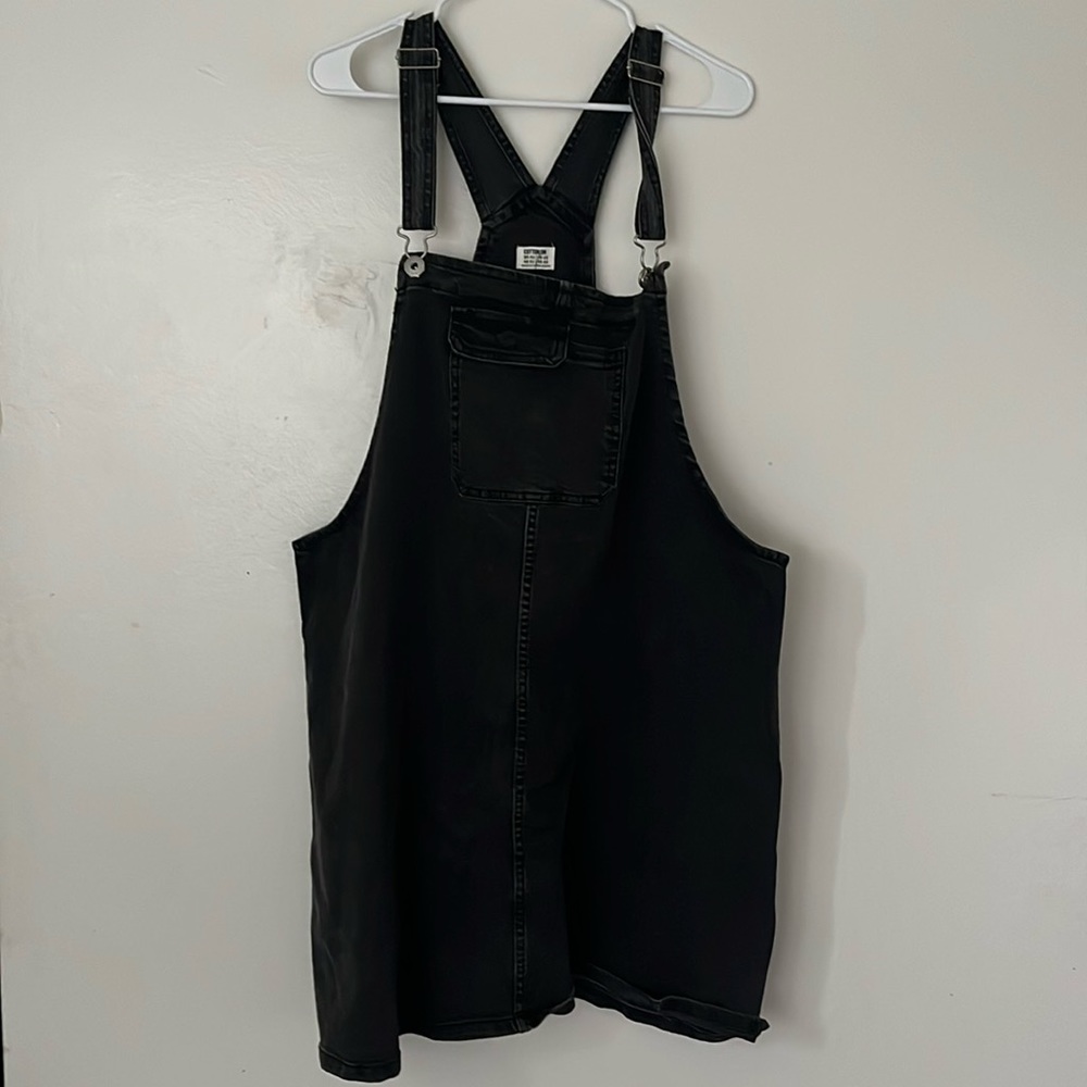 Jean overall dress
